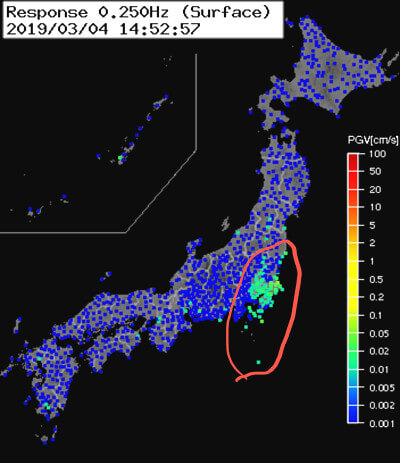 強震モニタの画像
