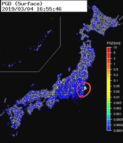 強震モニタの画像