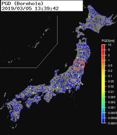 強震モニタの画像