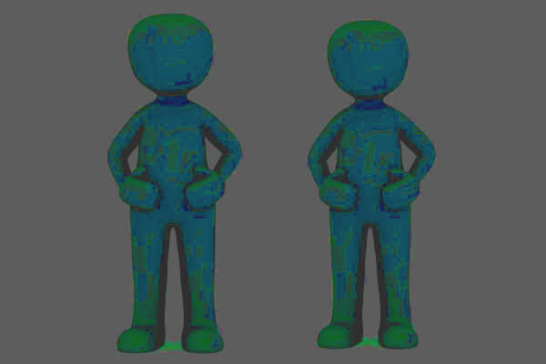 人型シルエットのイラスト