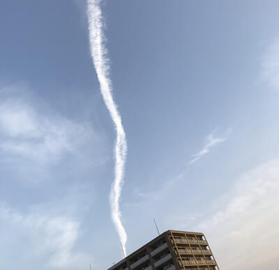 地震雲の投稿写真
