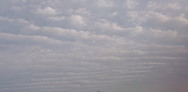 地震雲の投稿写真