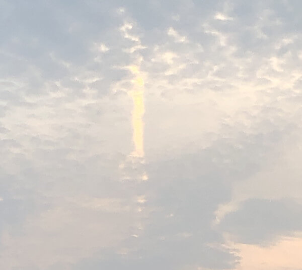 地震雲の投稿写真