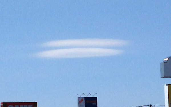 地震雲の投稿写真