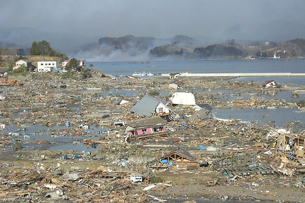 東日本大震災の写真