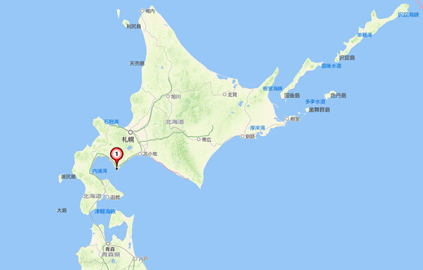 北海道の地図