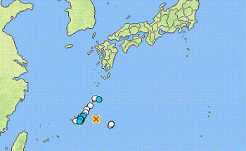 地震情報の画像
