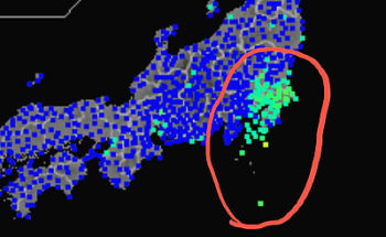 強震モニタの画像