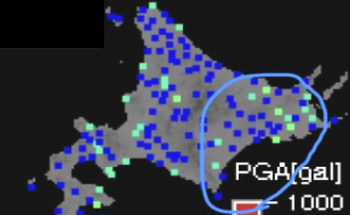 強震モニタの画像