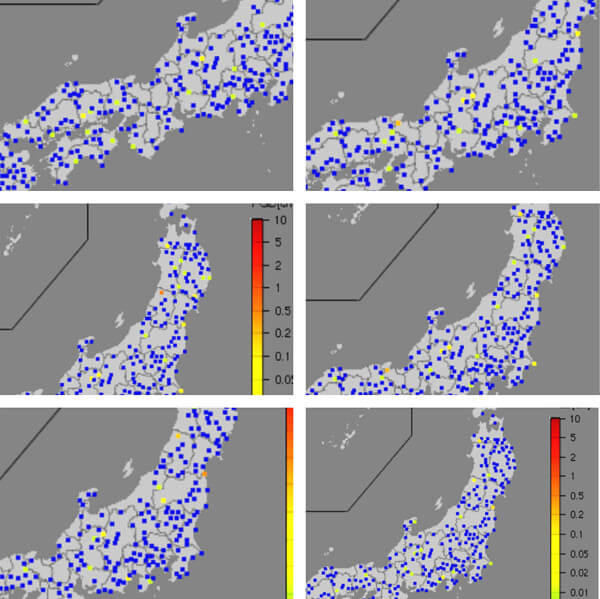 強震モニタの画像