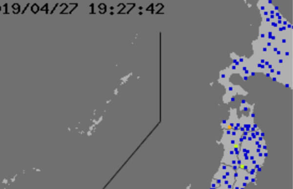 強震モニタの画像