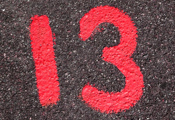 数字13の画像