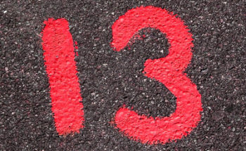 数字13の画像