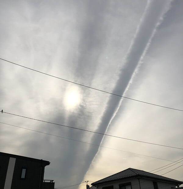 地震雲の投稿写真