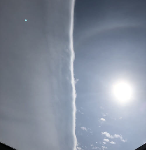 地震雲の投稿写真
