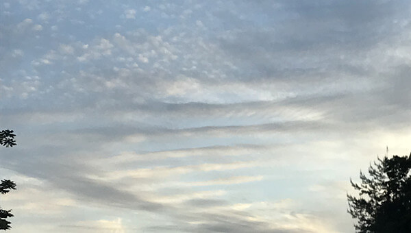 地震雲の投稿写真