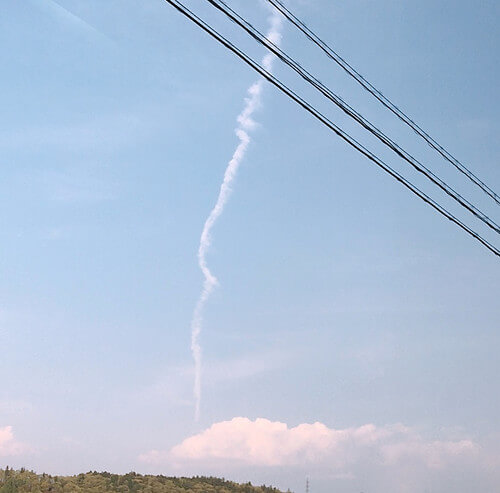 地震雲の投稿写真