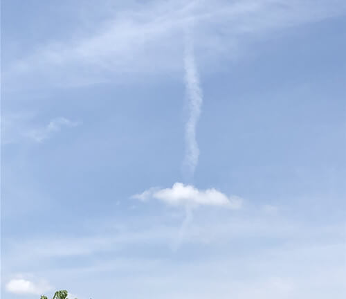 地震雲の投稿写真