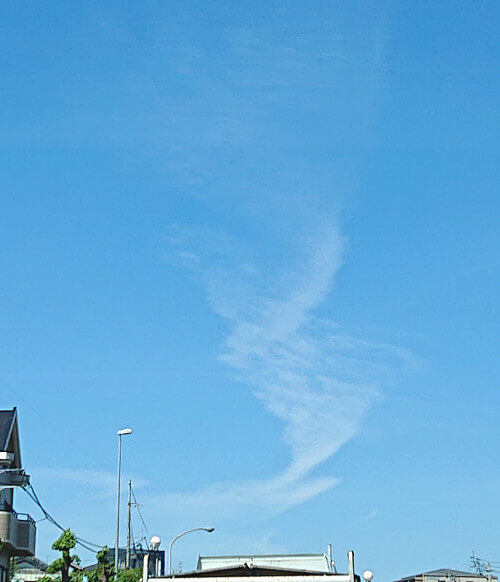 地震雲の投稿写真