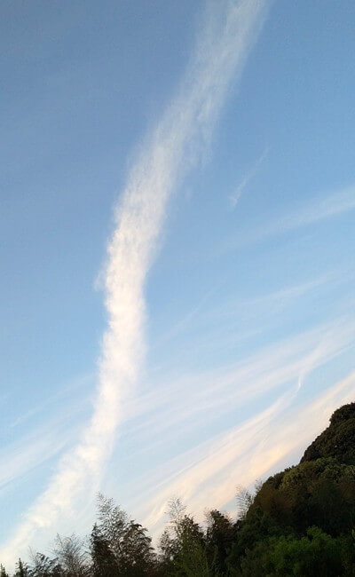 地震雲の投稿写真