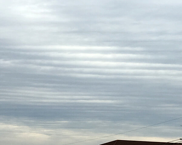 地震雲の投稿写真