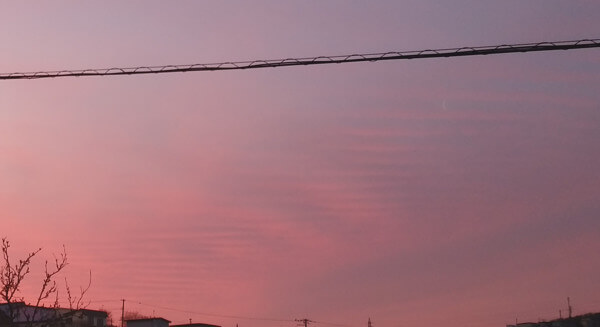 地震雲の投稿写真