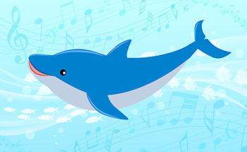 イルカのイラスト