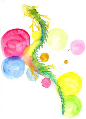 昇り龍のイラスト