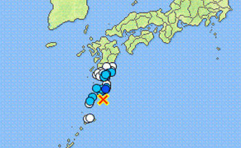 地震情報の画像