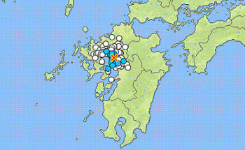 地震情報の画像
