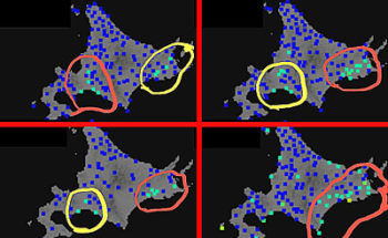 強震モニタの画像