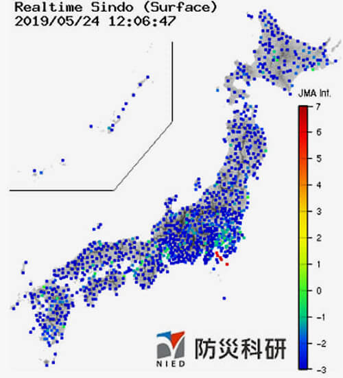 強震モニタの画像