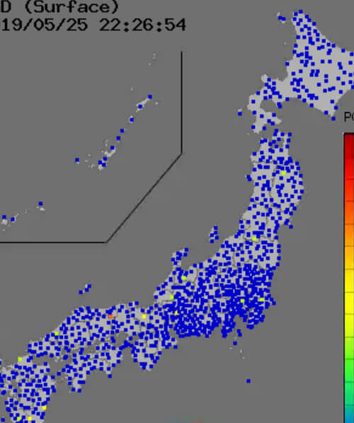 強震モニタの画像