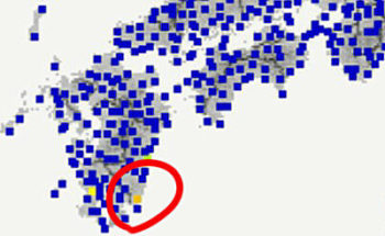 強震モニタの画像