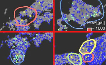 強震モニタの画像