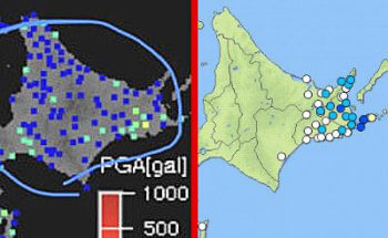 強震モニタの画像