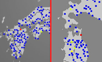強震モニタの画像