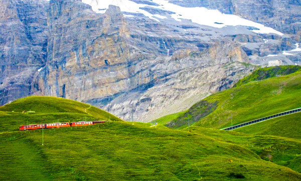 登山鉄道の写真
