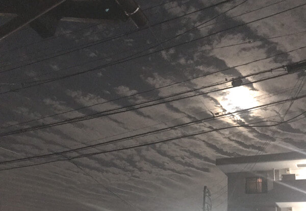 地震雲の投稿写真