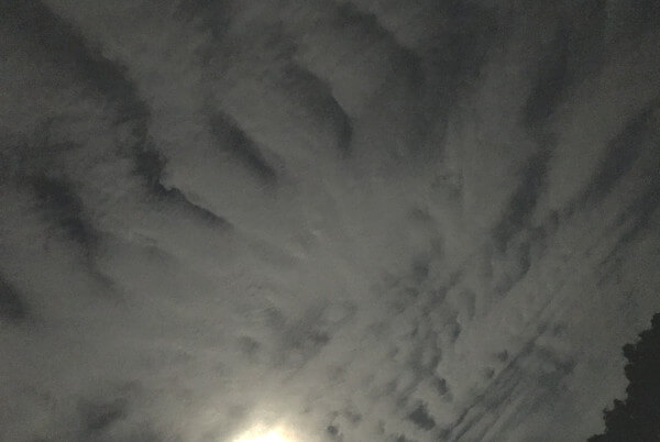 地震雲の投稿写真