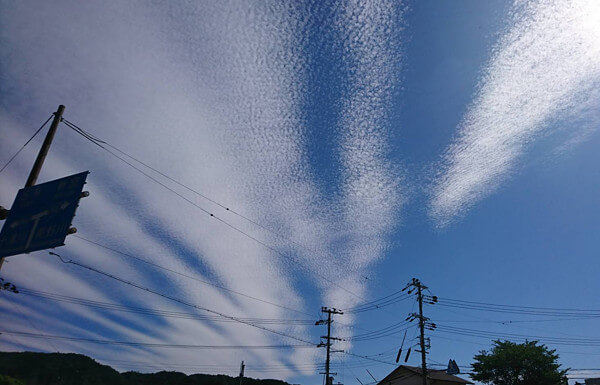 地震雲の投稿写真