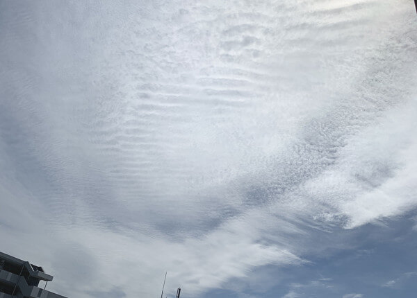 地震雲の投稿写真