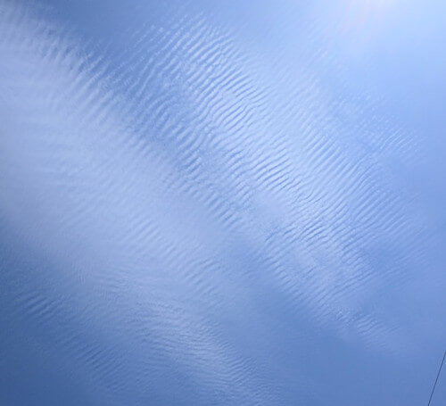 地震雲の投稿写真
