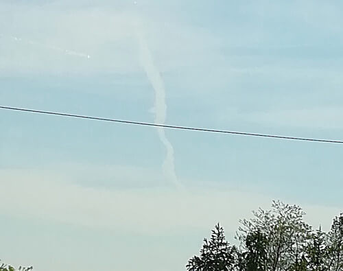 地震雲の投稿写真