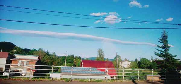 地震雲の投稿写真