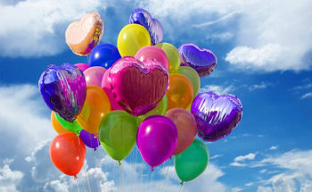 カラフルな風船の写真