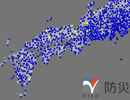 強震モニタの画像