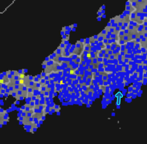 強震モニタの画像