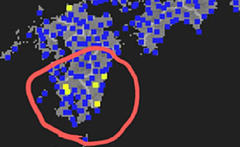 強震モニタの画像