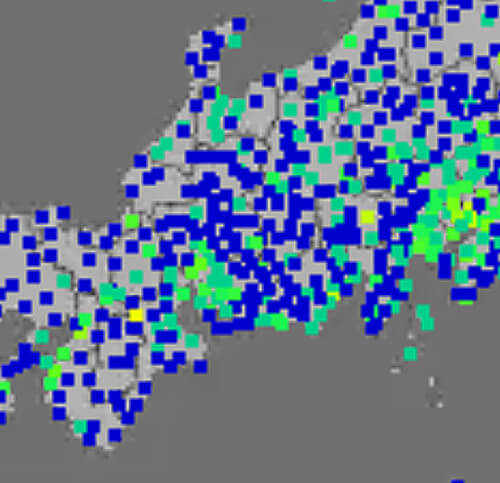 強震モニタの画像